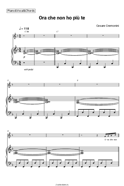 undefined Cesare Cremonini - Ora che non ho più te