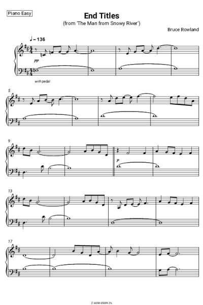 undefined Bruce Rowland - End Titles (from 'The Man from Snowy River')