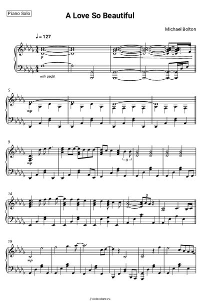 undefined Michael Bolton - A Love So Beautiful