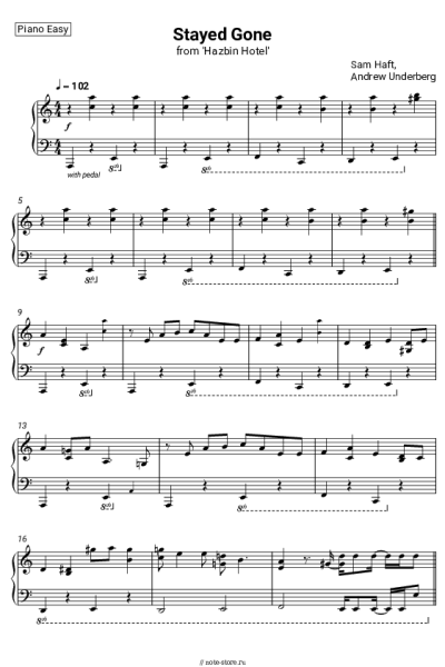 undefined Sam Haft, Andrew Underberg - Stayed Gone (from 'Hazbin Hotel')