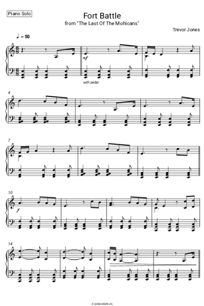 undefined Trevor Jones - Fort Battle (From 'The Last Of The Mohicans')