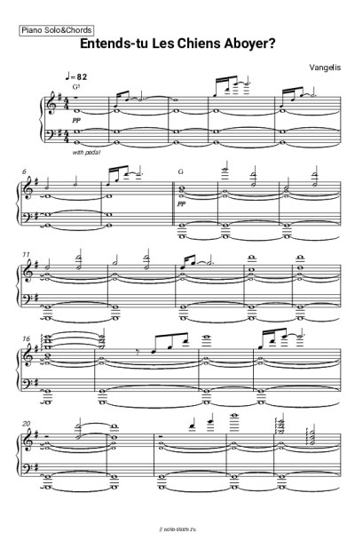 undefined Vangelis - Entends-tu Les Chiens Aboyer? (Pt. 1)