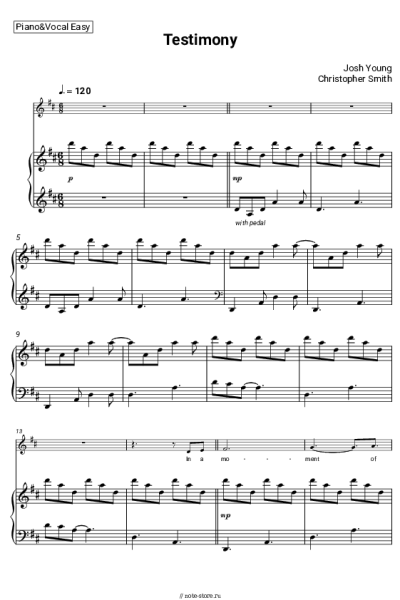 undefined Christopher Smith, Josh Young - Testimony (from musical 'Amazing Grace')