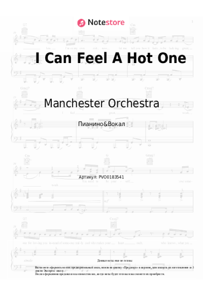 undefined Manchester Orchestra - I Can Feel A Hot One