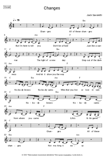 undefined Jack Savoretti - Changes