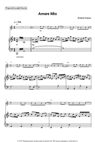 undefined Roland Kaiser - Amore Mio