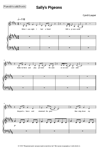 undefined Cyndi Lauper - Sally's Pigeons
