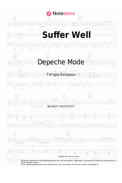 undefined Depeche Mode - Suffer Well