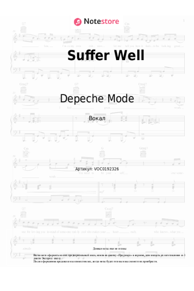 undefined Depeche Mode - Suffer Well