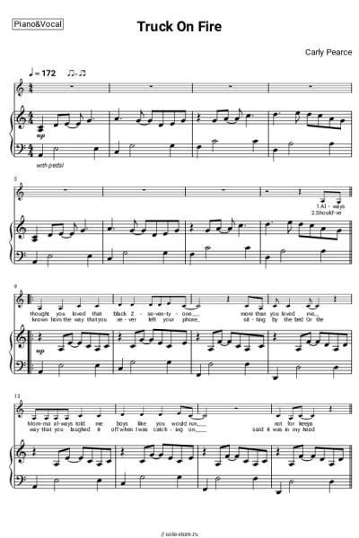 undefined Carly Pearce - Truck On Fire