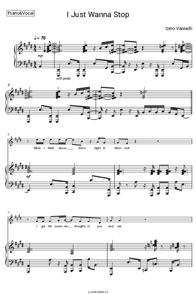 undefined Gino Vannelli - I Just Wanna Stop