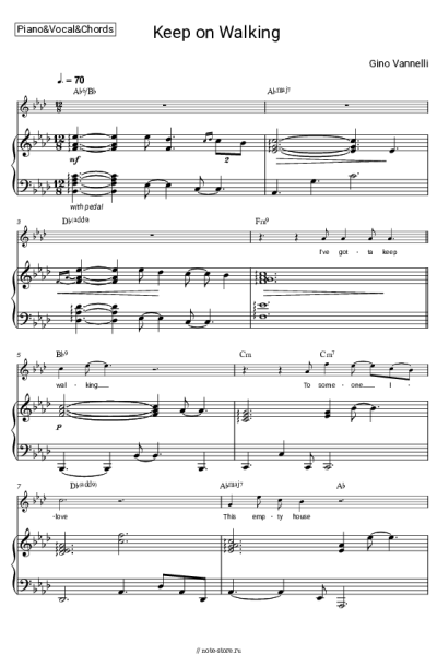 undefined Gino Vannelli - Keep on Walking