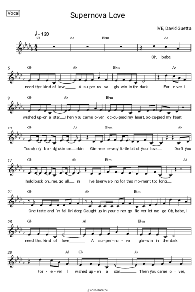 undefined David Guetta, IVE - Supernova Love