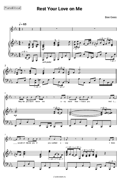 undefined Bee Gees - Rest Your Love on Me