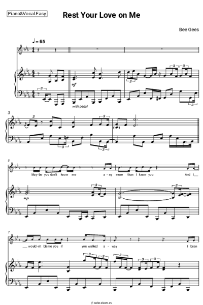 undefined Bee Gees - Rest Your Love on Me