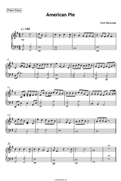 undefined Don McLean - American Pie