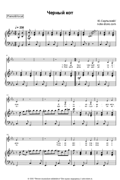 undefined Юрий Саульский - Черный кот