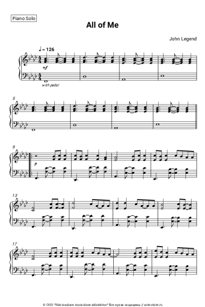 undefined John Legend - All of Me
