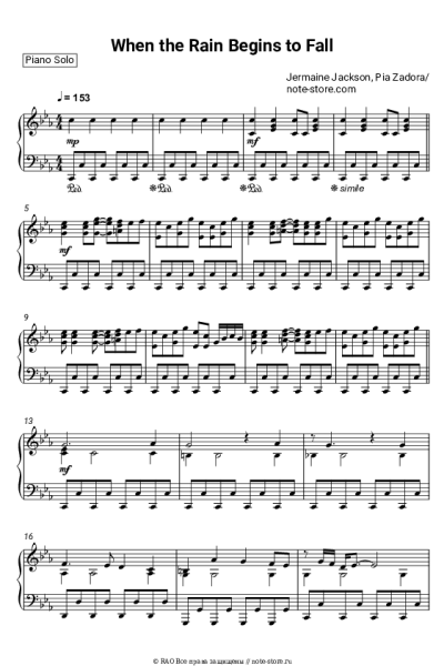 undefined Jermaine Jackson, Pia Zadora - When the Rain Begins to Fall