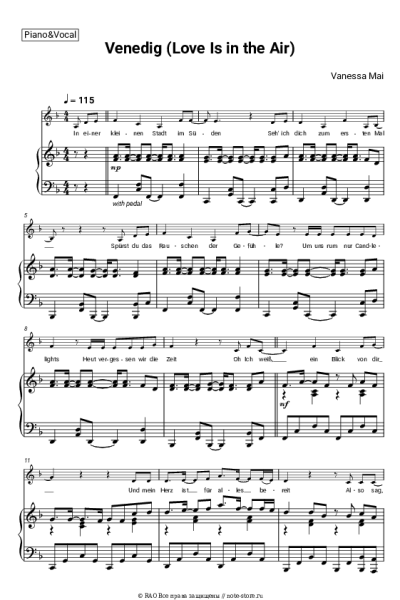 undefined Vanessa Mai - Venedig (Love Is in the Air)