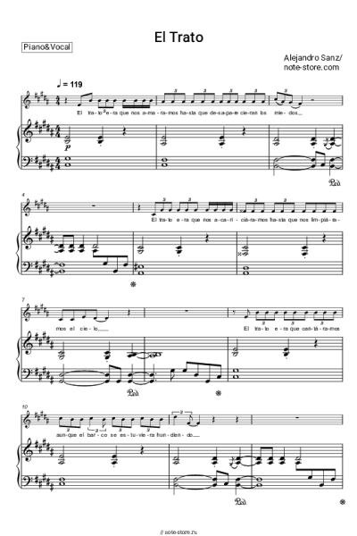 undefined Alejandro Sanz - El Trato