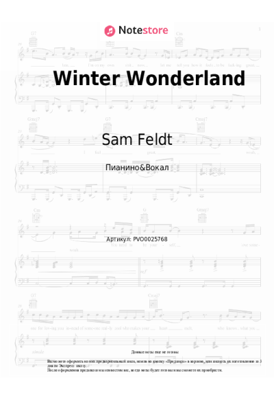 undefined Sam Feldt - Winter Wonderland