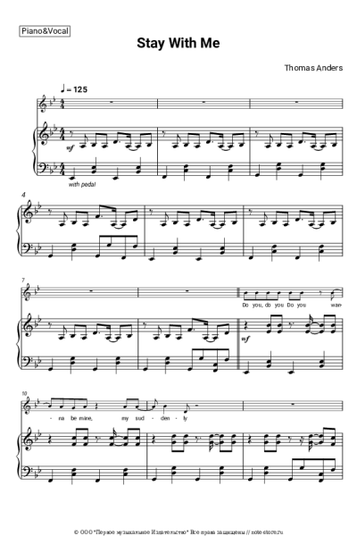 undefined Thomas Anders - Stay With Me