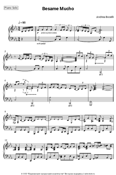 undefined Andrea Bocelli - Besame Mucho