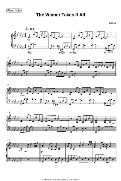 undefined ABBA - The Winner Takes It All