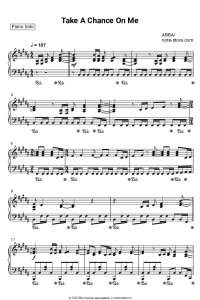 undefined ABBA - Take A Chance On Me