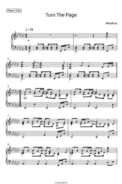 undefined Metallica - Turn the Page