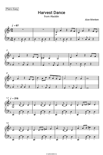 undefined Alan Menken - Harvest Dance (From Aladdin)