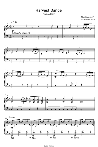 undefined Alan Menken - Harvest Dance (From Aladdin)