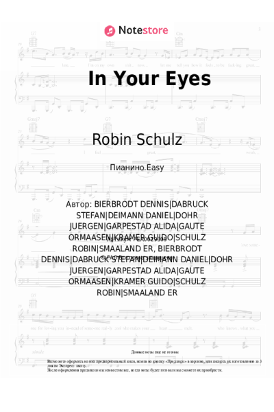 undefined Robin Schulz, Alida - In Your Eyes