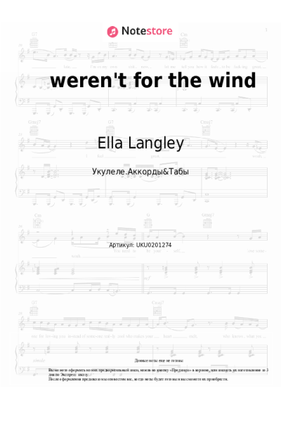 undefined Ella Langley - weren't for the wind