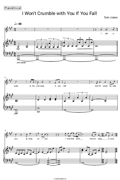 undefined Tom Jones - I Won’t Crumble with You If You Fall