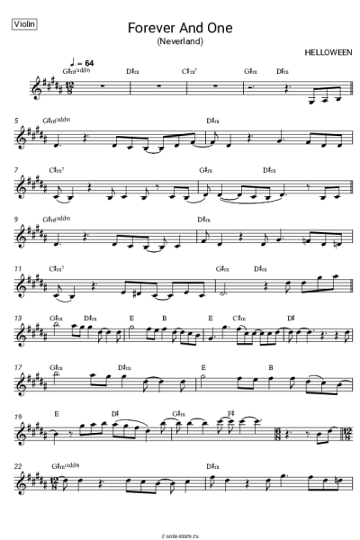 undefined Helloween - Forever and One (Neverland)