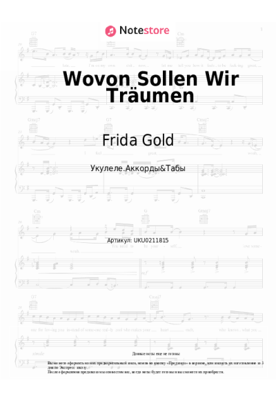 undefined Frida Gold - Wovon Sollen Wir Träumen