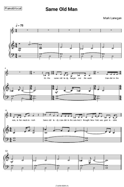 undefined Mark Lanegan - Same Old Man