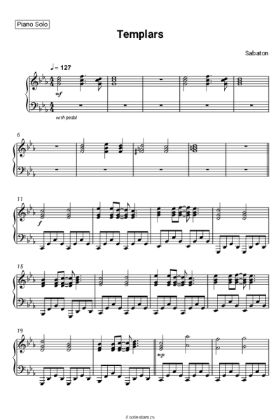 undefined Sabaton - Templars