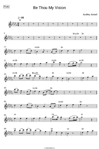 Ноты, аккорды Audrey Assad - Be Thou My Vision