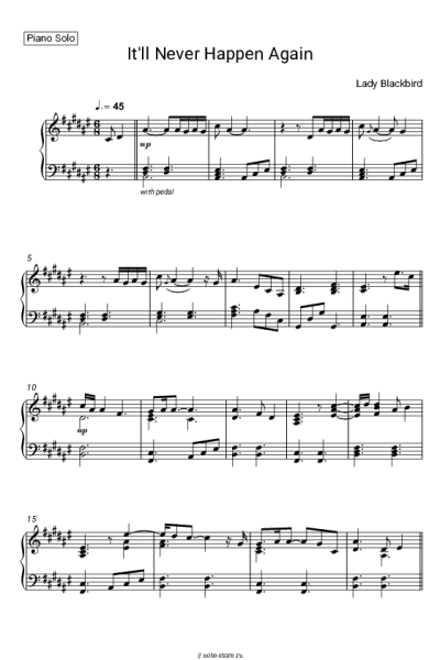 undefined Lady Blackbird - It’ll Never Happen Again