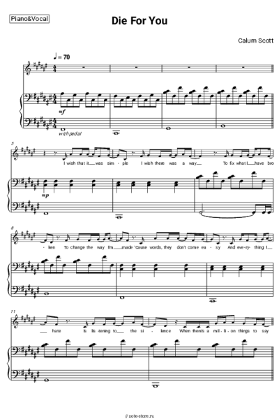 undefined Calum Scott - Die For You