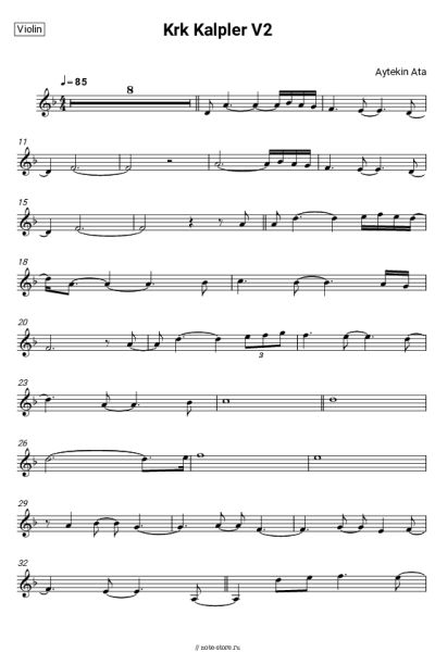 Ноты, аккорды Aytekin Ataş - Kırık Kalpler V2 (from 'Sen Çal Kapımı')