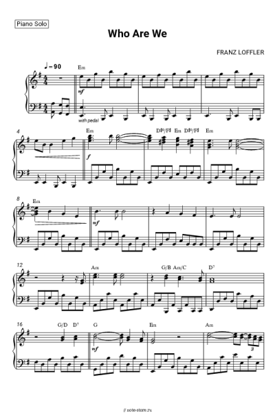 Ноты, аккорды Franz Löffler, The Otto Sieben Orchestra - Who Are We