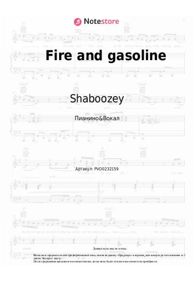 undefined Shaboozey - Fire and gasoline