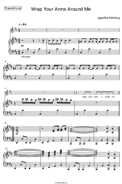 undefined Agnetha Fältskog - Wrap Your Arms Around Me