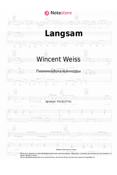undefined Wincent Weiss - Langsam