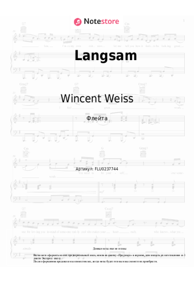 undefined Wincent Weiss - Langsam