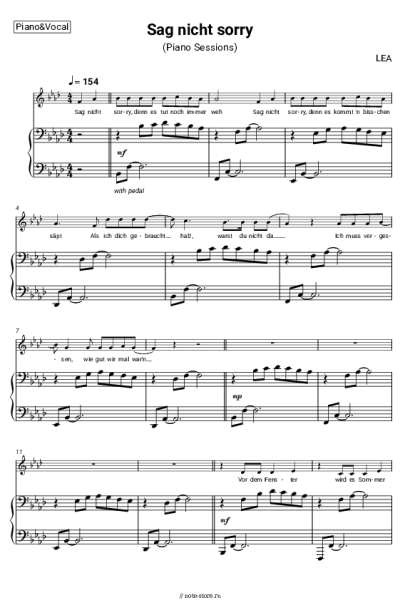 undefined LEA - Sag nicht sorry (Piano Sessions)